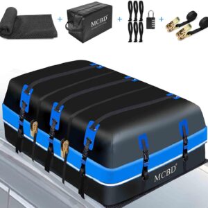 Coffre de toit 1132L imperméable pour SUV & Van (Bleu)