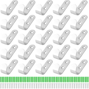 Ensemble crochets inox 25 pcs + fixations pour bâche