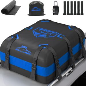 Sac de toit 566L étanche – Sans porte-bagages – Rymopuey Bleu