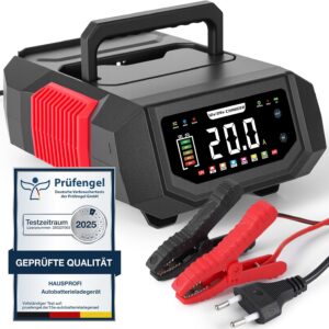 HAUSPROFI Chargeur Batterie 12V/24V 20A Intelligent