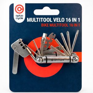 Multi-outil vélo 16 en 1 Optio Cycle – Réparation VTT