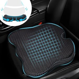 Coussin siège voiture mousse mémoire - Soulage dos & lombaires