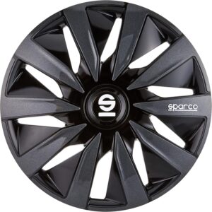 Enjoliveurs Sparco Lazio 13" - Noir/Gris - Set de 4