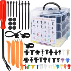 Kit 1420 clips plastique fixation auto - 32 tailles
