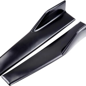 Kit jupes latérales 45 cm noires brillant - Protection & Style