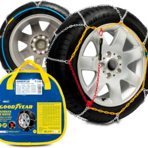 Chaînes neige Goodyear 9mm pour voiture - Lot 2 pièces