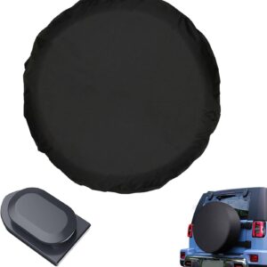 Housse pneu de secours 66 cm anti-poussière noir