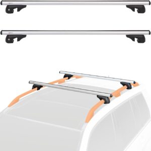Barres de toit transversales Amazon Basics 132 cm - Lot de 2