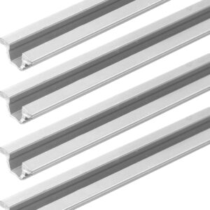 Rail de guidage 1m pour porte coulissante – Blanc
