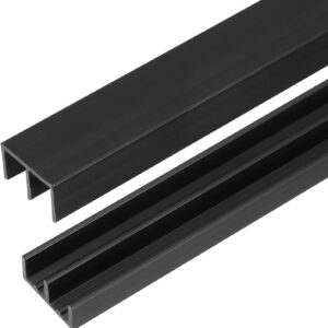 Rails porte coulissante plastique 10,2 m - Lot 2 rails