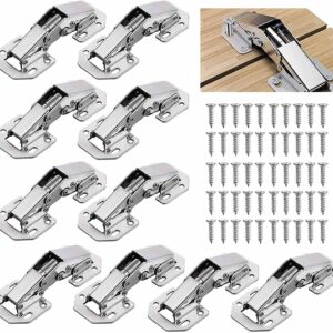 10 charnières acier allié 3" pour meuble - Jesdavan