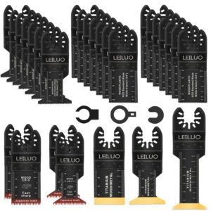 LEILUO Kit 32 accessoires outils oscillants