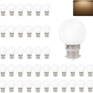 Lot de 40 Ampoules LED B22 Blanc Chaud 3W 240LM