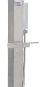 Douche extérieure acier inox vidaXL - Design moderne patio