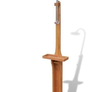 Tidyard Douche Solaire Bois - Jardin & Camping