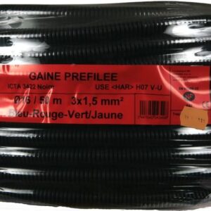 Gaine préfilée 50 m WAGO 16 mm - Protection câbles