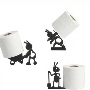 Lot 3 Porte-Papier WC Fourmi – Décoration 3D Originale