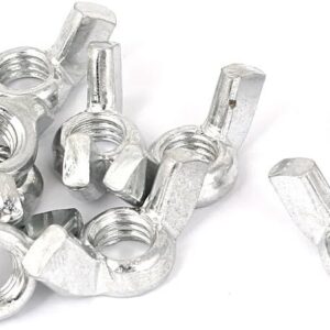 Écrou papillon 3/8"-16 zingué 10 pièces - UXCELL