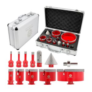 Kit Foret Diamant FOCSTOL 12 pièces - Carrelage, Marbre, Granit