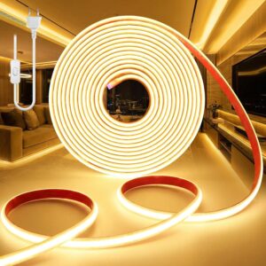 Ruban LED 220V COB 2m Blanc Chaud 3000K IP65