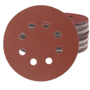 Disques abrasifs 125mm grain 80 - 50 pièces