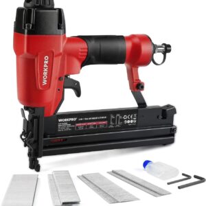 WORKPRO Agrafeuse Pneum 2 en 1 18GA + Accessoires