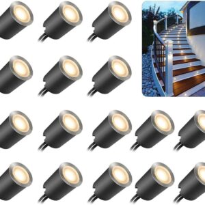 Lot 16 Spots LED Extérieur Ø32mm IP67 Étanche SMY
