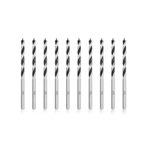 Mèches hélicoïdales bois 3mm - Pack 10 - Meccion