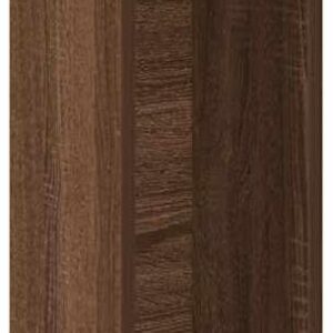 Meuble colonne salle de bain chêne brun 90 cm