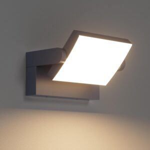 Applique LED 24W Klighten Rotative IP65 Anthracite