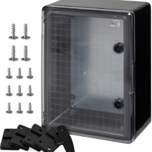 BOXEXPERT Coffret étanche extérieur Fleet IP65 Noir 400x300x170mm