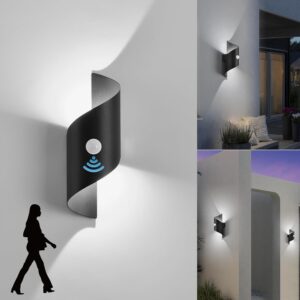 Applique LED détecteur mouvement IP65 10W 6000K KUKAK