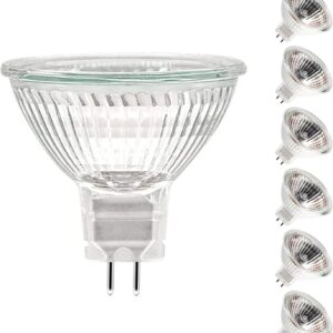 ETUOLMP Ampoule Halogène GU5.3 20W – Blanc Chaud Dimmable