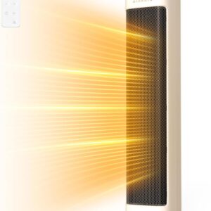 AIRMATE Chauffage soufflant 2000W, 63 cm, silencieux & économique