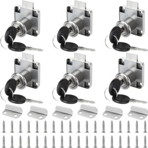 Lot de 6 serrures armoire 20 mm MUXHEL
