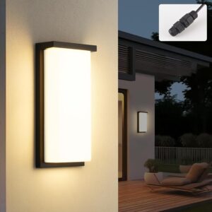 Applique LED extérieure 32W IP65 aluminium blanc chaud