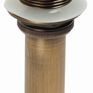 Bonde de lavabo universelle clic-clac laiton antique