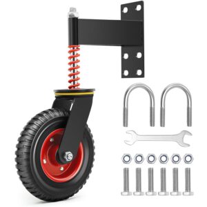 Roue portail 8" 600 kg - Montage U/droit - WEIBIDA