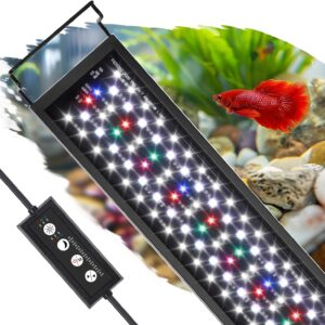 Hygger Éclairage Aquarium LED 30-45cm - 20W RGB