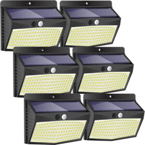 Peasur 6 Lampes Solaires 138LED Détecteur