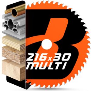 Lame scie circulaire 216x30 mm BAUBECK multi-matériaux