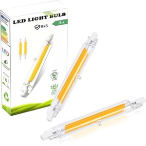 Lot 2 Ampoules LED R7S 118mm 20W Blanc Chaud 3000K