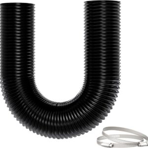 Gaine VMC 100mm 2,5m Noir – 5 couches, anti-bruit & thermique