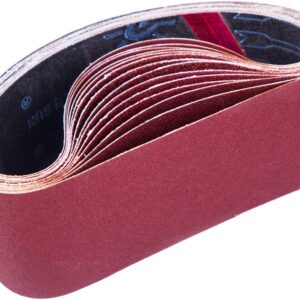STEBRUAM Bande Abrasive 75x457mm - 5 Grains (15 pcs)