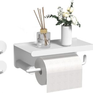 Porte-papier toilette mural acier inox sans perçage