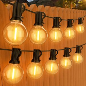 GPATIO Guirlande Guinguette Extérieur 45m - 75 LED Blanc Chaud