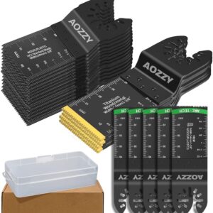 50 Lames Oscillantes Titane + Acier - Kit Complet Aozzy