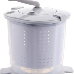 Lave-linge + essoreur manuel compact 3,1 kg – Idéal camping & urgence