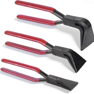 EFUTURETIME 3 Pinces Pliantes 0°/45°/90° – 60 mm – Rouge