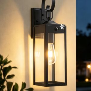 FTL Lampe Extérieur Detecteur Mouvement Noir